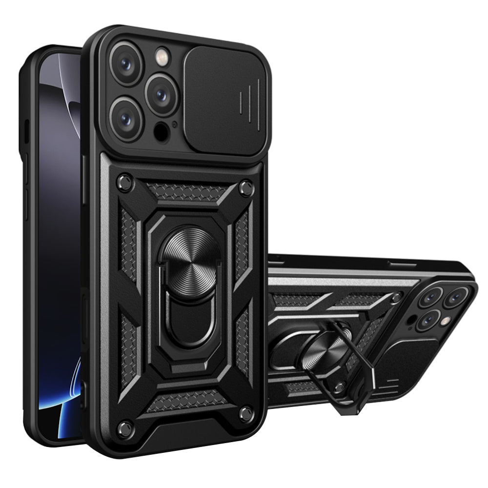 Pouzdro pro Apple iPhone 16 Pro, Techsuit, CamShield, Černé