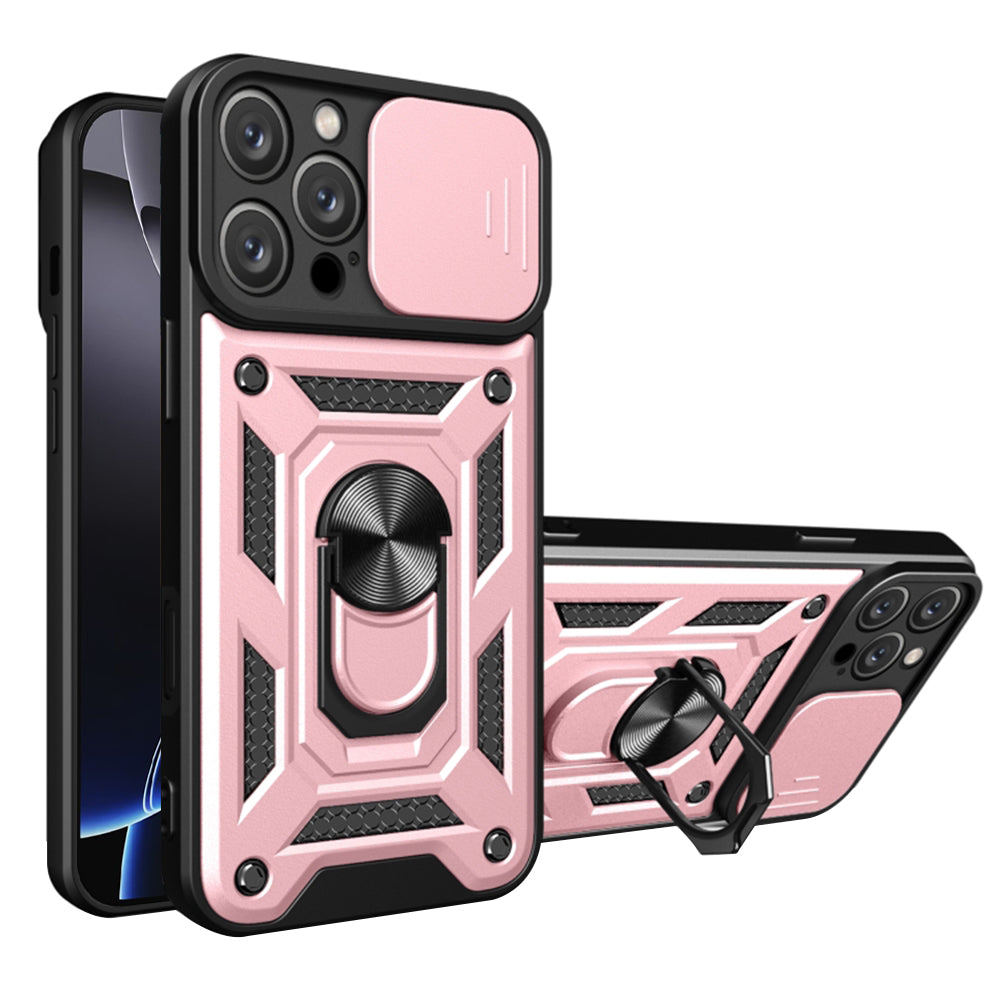 Pouzdro pro Apple iPhone 16 Pro, Techsuit, CamShield, Růžové