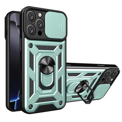Pouzdro pro Apple iPhone 16 Pro, Techsuit, CamShield, Zelené