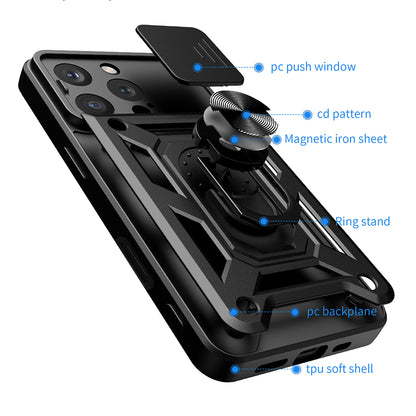 Pouzdro pro Apple iPhone 16 Pro, Techsuit, CamShield, Zelené