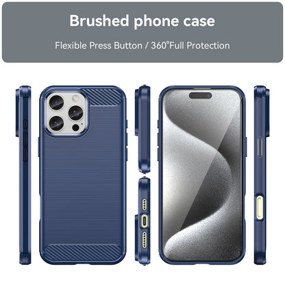 Pouzdro pro Apple iPhone 16 Pro, Techsuit, Carbon, Modré