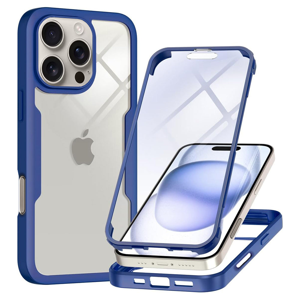 Pouzdro pro Apple iPhone 16 Pro, Techsuit, ColorVerse 360, Modrá
