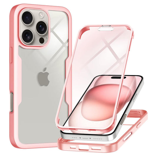 Pouzdro pro Apple iPhone 16 Pro, Techsuit, ColorVerse 360, Růžové