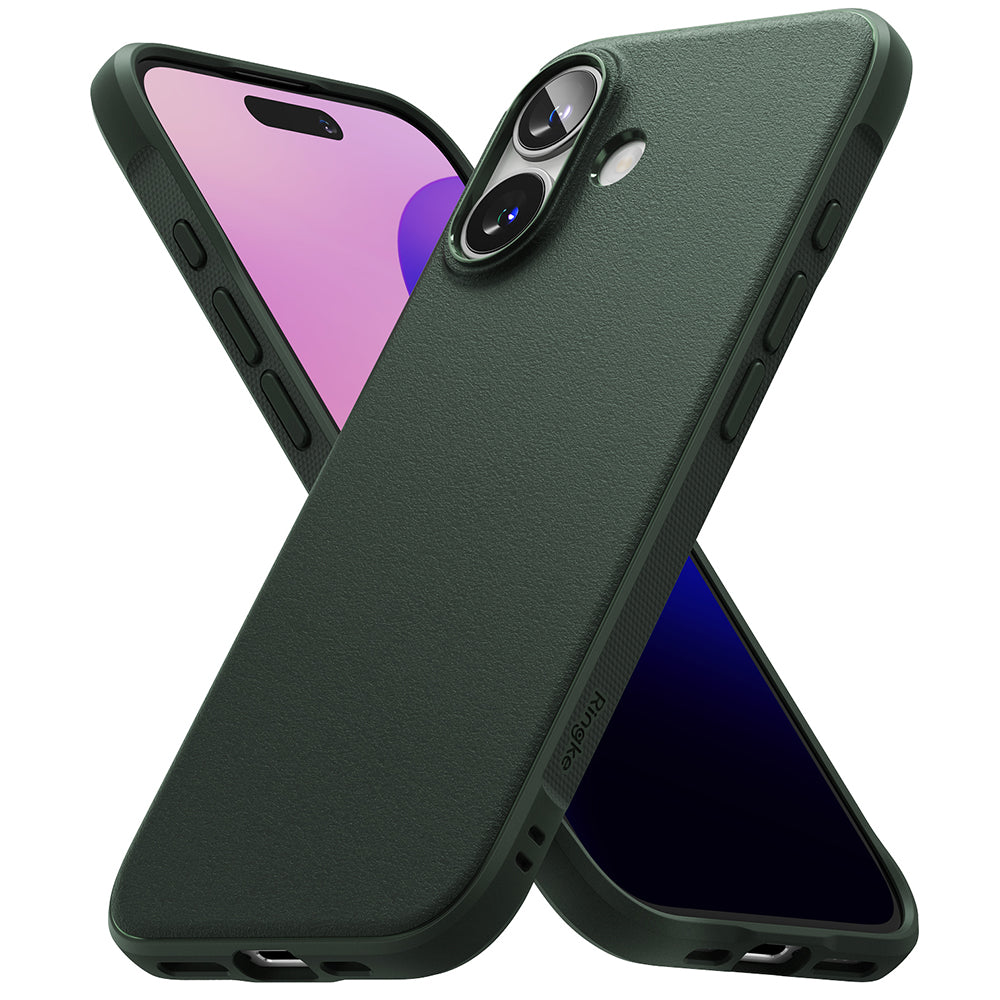 Pouzdro pro Apple iPhone 16, Ringke, Onyx, Tmavě zelené