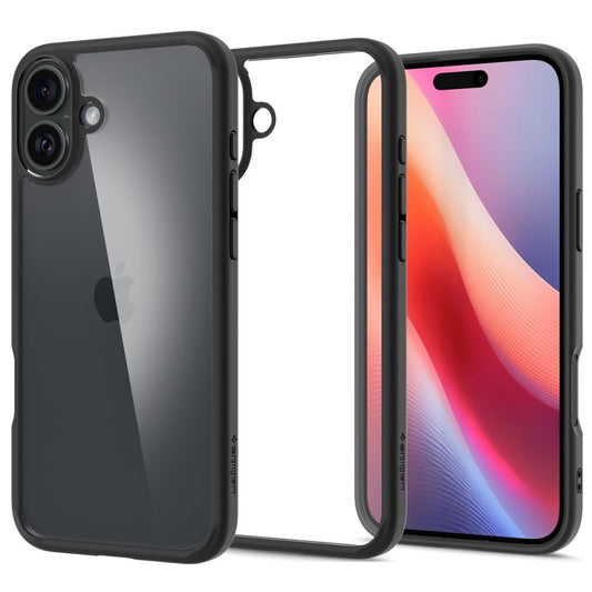Pouzdro pro Apple iPhone 16, Spigen, Ultra Hybrid, Matně černé ACS08201