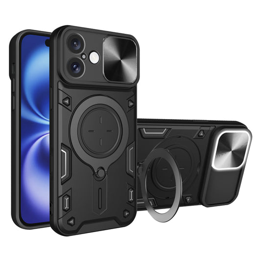 Pouzdro pro Apple iPhone 16, Techsuit, CamGuard Pro, Černé