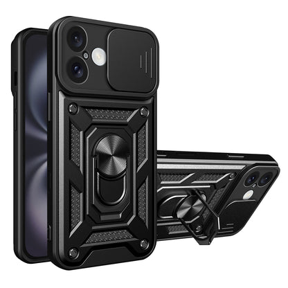 Pouzdro pro Apple iPhone 16, Techsuit, CamShield, Černé