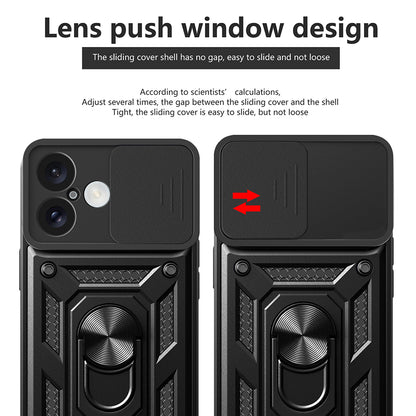 Pouzdro pro Apple iPhone 16, Techsuit, CamShield, Černé