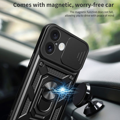 Pouzdro pro Apple iPhone 16, Techsuit, CamShield, Černé