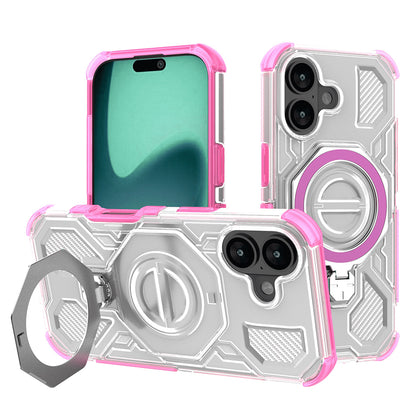Pouzdro pro Apple iPhone 16, Techsuit, Carbon Shield Pro, Růžové