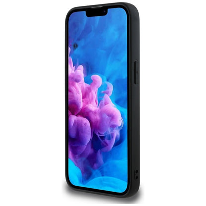 Pouzdro pro Apple iPhone 16e, Guess, 4G Script Logo, Černá