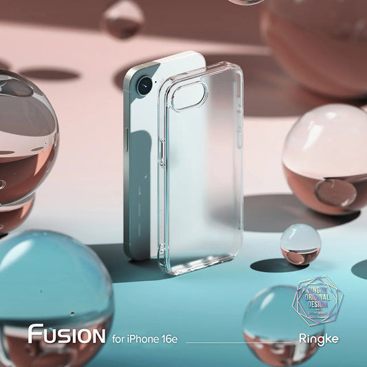 Pouzdro pro Apple iPhone 17e / 16e, Ringke, Fusion, Matné průhledné