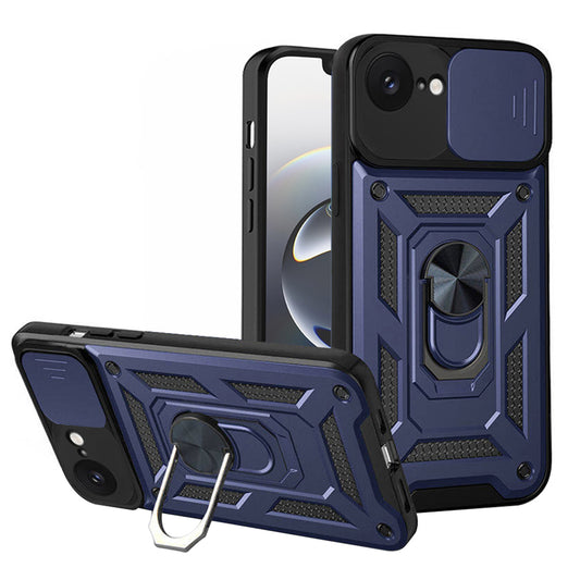 Pouzdro pro Apple iPhone 17e / 16e, Techsuit, CamShield, Modrá