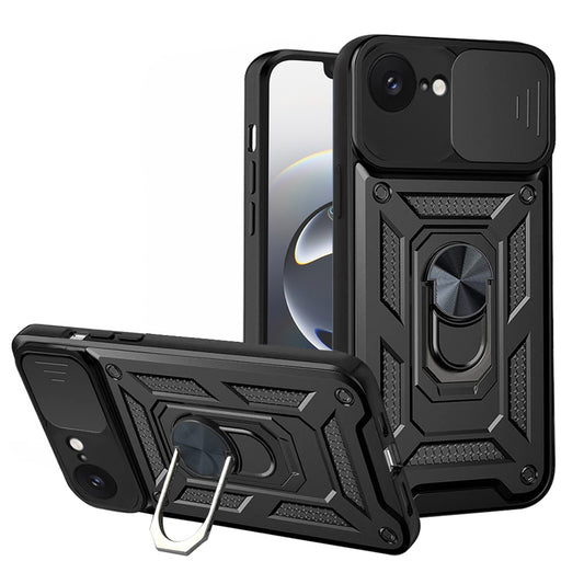 Pouzdro pro Apple iPhone 17e / 16e, Techsuit, CamShield, Černá