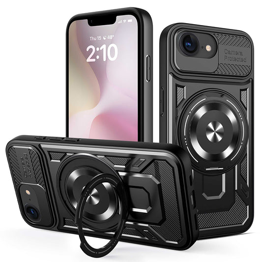 Pouzdro pro Apple iPhone 17e / 16e, Techsuit, RuggedCam, Černé