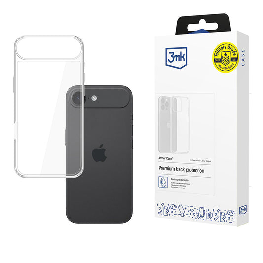 Pouzdro pro Apple iPhone 17 Air, 3MK, Armor, Průhledné