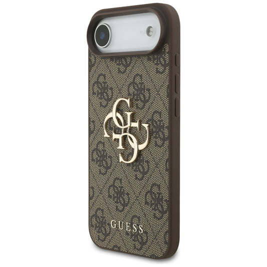 Pouzdro pro Apple iPhone 17 Air, Guess, 4G Big Logo, Hnědá
