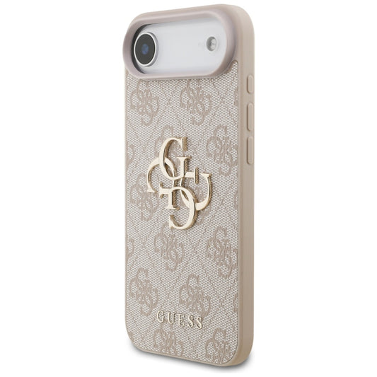 Pouzdro pro Apple iPhone 17 Air, Guess, 4G Big Logo, Růžové