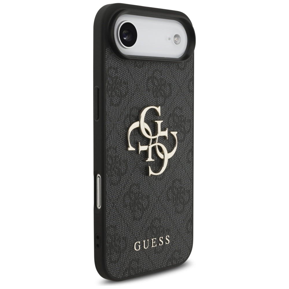 Pouzdro pro Apple iPhone 17 Air, Guess, 4G Classic Logo with Strap, Černá