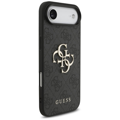 Pouzdro pro Apple iPhone 17 Air, Guess, 4G Classic Logo with Strap, Černá