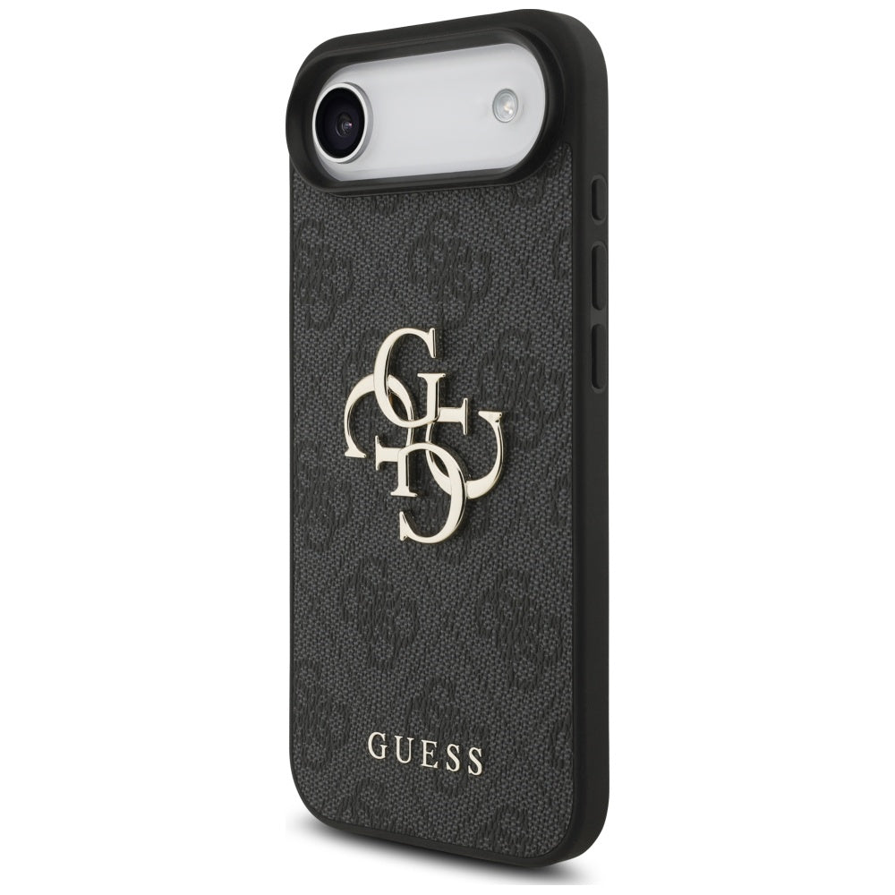 Pouzdro pro Apple iPhone 17 Air, Guess, 4G Classic Logo with Strap, Černá