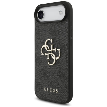 Pouzdro pro Apple iPhone 17 Air, Guess, 4G Classic Logo with Strap, Černá