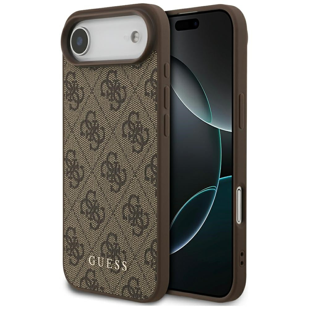 Pouzdro pro Apple iPhone 17 Air, Guess, 4G Classic, Hnědá