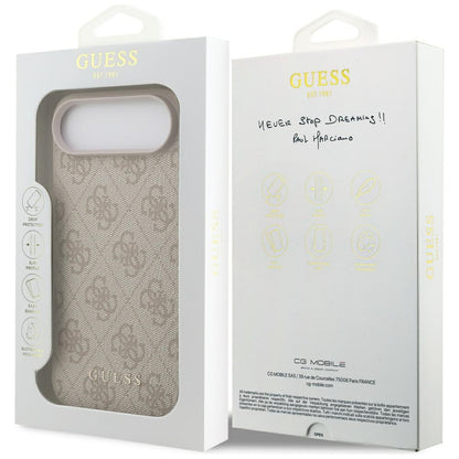 Pouzdro pro Apple iPhone 17 Air, Guess, 4G Classic, Růžové