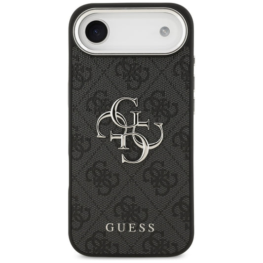 Pouzdro pro Apple iPhone 17 Air, Guess, Big 4G Logo Classic, Černé Stříbrné