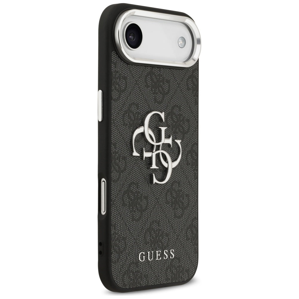 Pouzdro pro Apple iPhone 17 Air, Guess, Big 4G Logo Classic, Černé Stříbrné