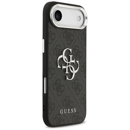 Pouzdro pro Apple iPhone 17 Air, Guess, Big 4G Logo Classic, Černé Stříbrné