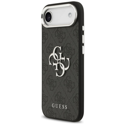 Pouzdro pro Apple iPhone 17 Air, Guess, Big 4G Logo Classic, Černé Stříbrné