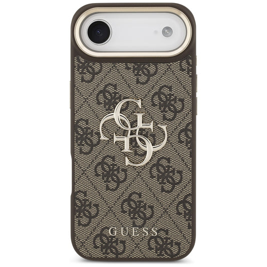 Pouzdro pro Apple iPhone 17 Air, Guess, Big 4G Logo Classic, Zlatohnědá