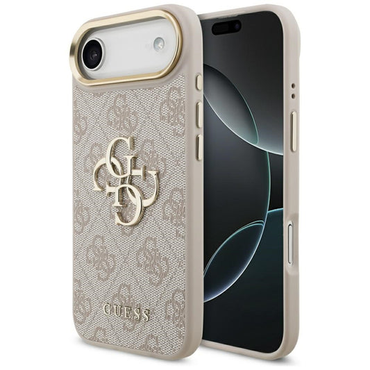 Pouzdro pro Apple iPhone 17 Air, Guess, Big 4G Logo Classic, Růžové Zlato