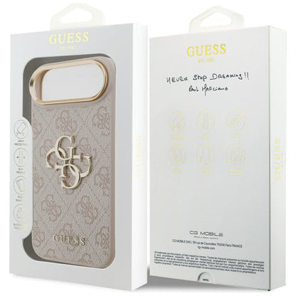 Pouzdro pro Apple iPhone 17 Air, Guess, Big 4G Logo Classic, Růžové Zlato