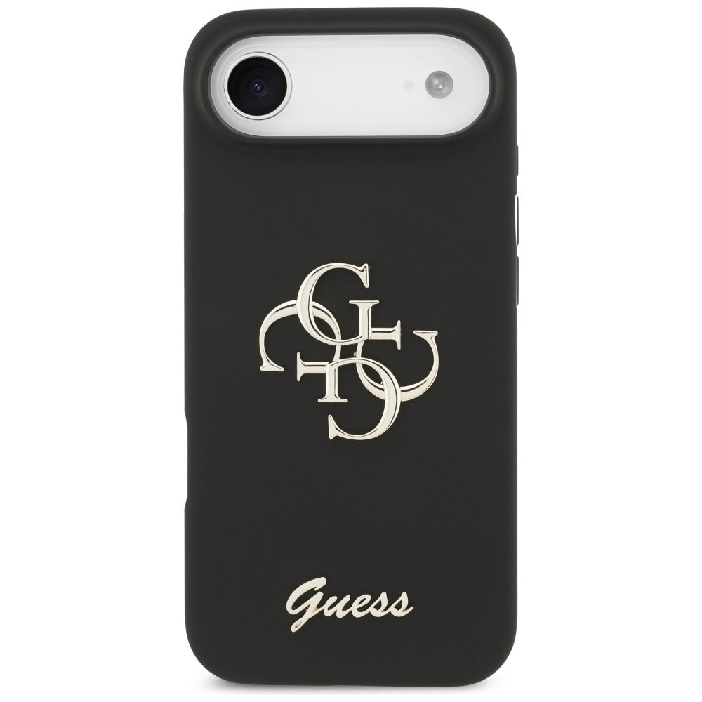 Pouzdro pro Apple iPhone 17 Air, Guess, Big 4G Script, Černá