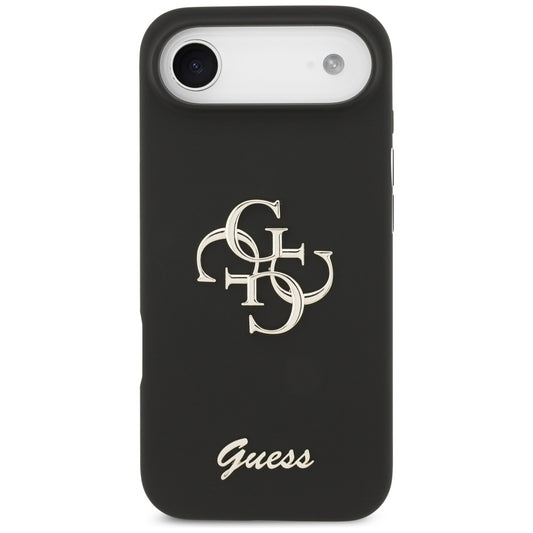 Pouzdro pro Apple iPhone 17 Air, Guess, Big 4G Script, Černá