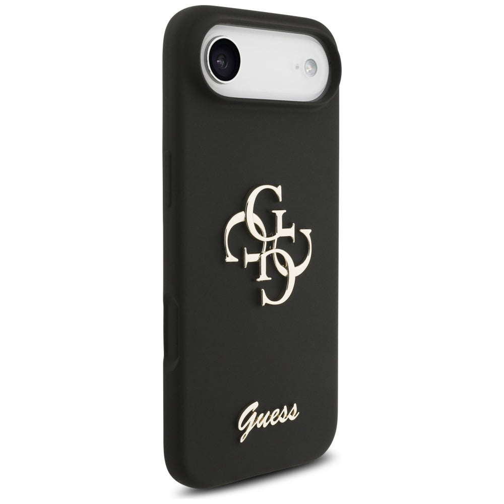 Pouzdro pro Apple iPhone 17 Air, Guess, Big 4G Script, Černá
