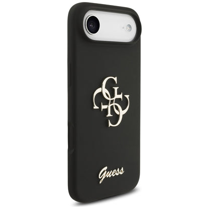 Pouzdro pro Apple iPhone 17 Air, Guess, Big 4G Script, Černá
