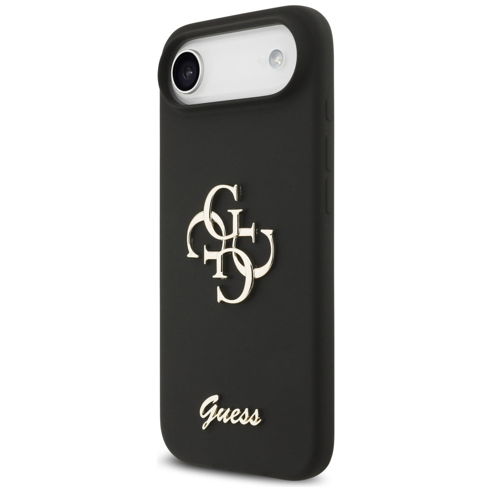 Pouzdro pro Apple iPhone 17 Air, Guess, Big 4G Script, Černá