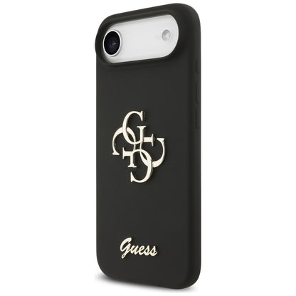 Pouzdro pro Apple iPhone 17 Air, Guess, Big 4G Script, Černá