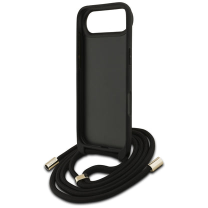 Pouzdro pro Apple iPhone 17 Air, Guess, Crossbody Cord 4G Big Log, hnědá