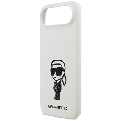 Pouzdro pro Apple iPhone 17 Air, Karl Lagerfeld, Sketch and Logo Karl, Bílá