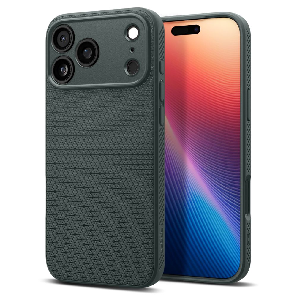 Pouzdro pro Apple iPhone 17 Air, Spigen, Liquid Air, Zelená
