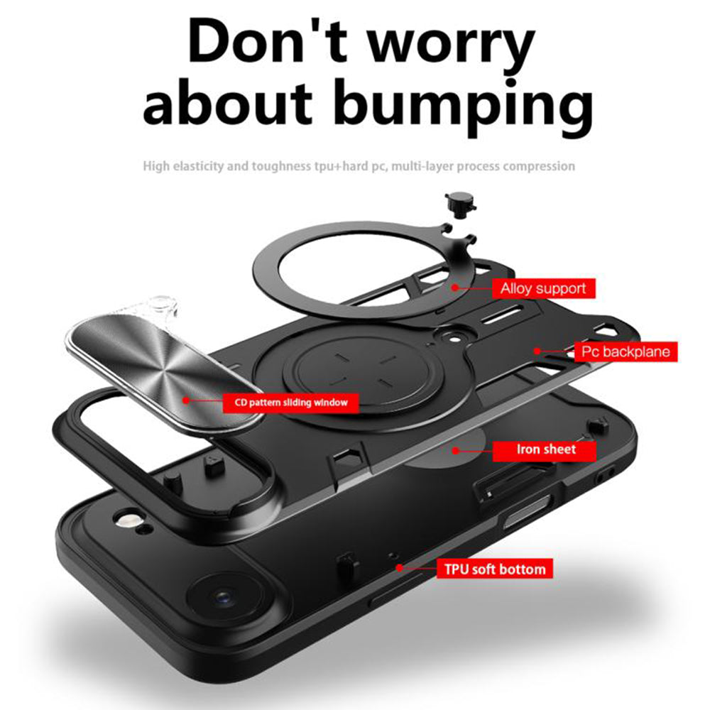 Pouzdro pro Apple iPhone 17 Air, Techsuit, CamGuard Pro, Fialové