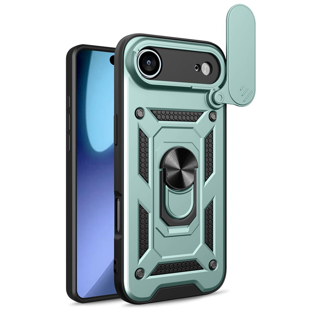 Pouzdro pro Apple iPhone 17 Air, Techsuit, CamShield, Zelené