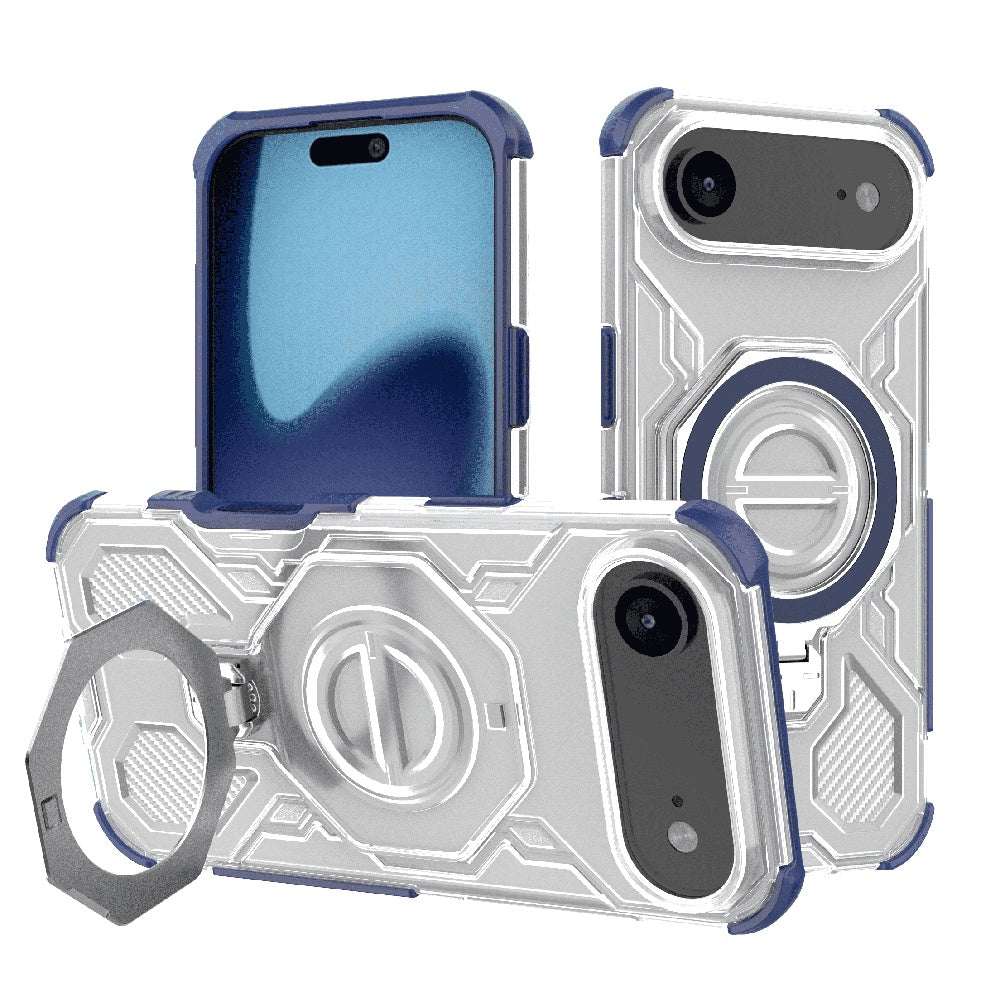 Pouzdro pro Apple iPhone 17 Air, Techsuit, Carbon Shield Pro, Modrá