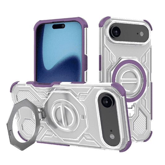 Pouzdro pro Apple iPhone 17 Air, Techsuit, Carbon Shield Pro, Fialové