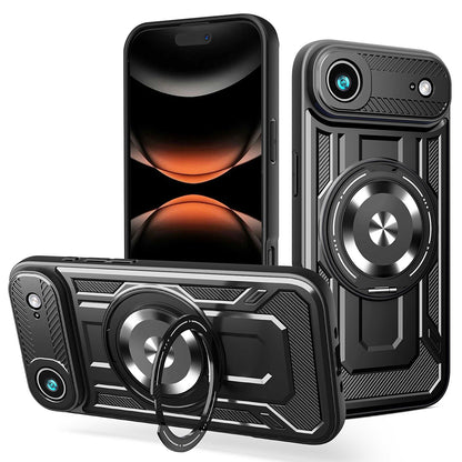 Pouzdro pro Apple iPhone 17 Air, Techsuit, RuggedCam, Černá