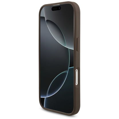 Case for Apple iPhone 17, Guess, 4G Big Logo, Brown